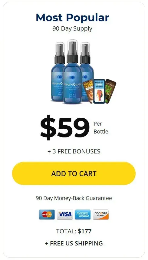 NeuroQuiet three bottles order