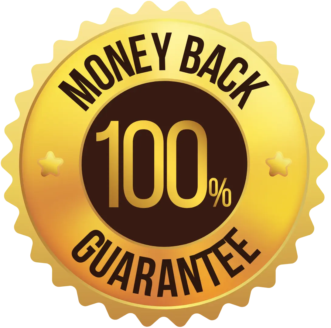 NeuroQuiet guarantee badge
